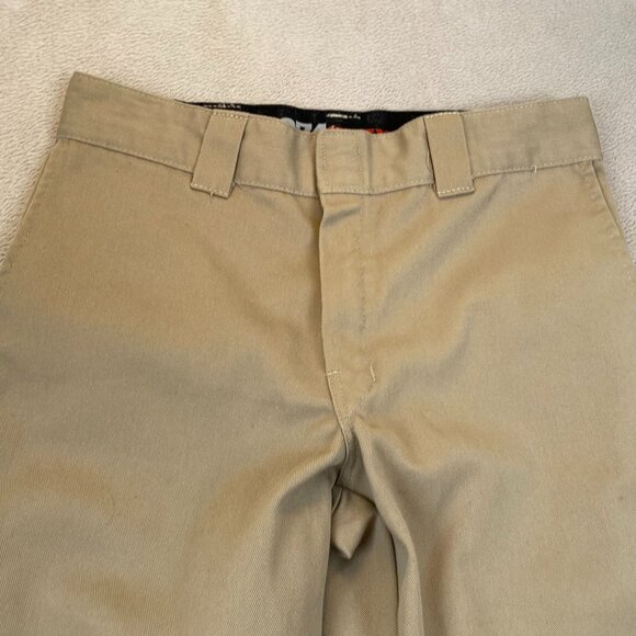 Dickies Men 874 Flex Original Fit Khaki Pants 32x30 Tan Workwear Straight Casual - Picture 9 of 12